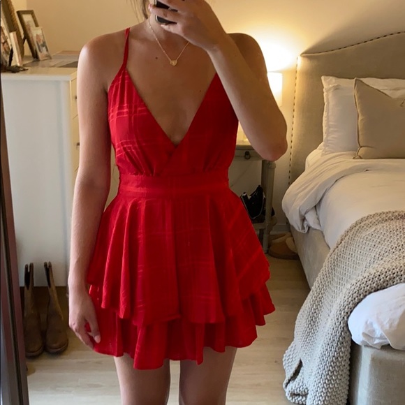 Princess Polly Dresses & Skirts - Princess Polly Red Romper